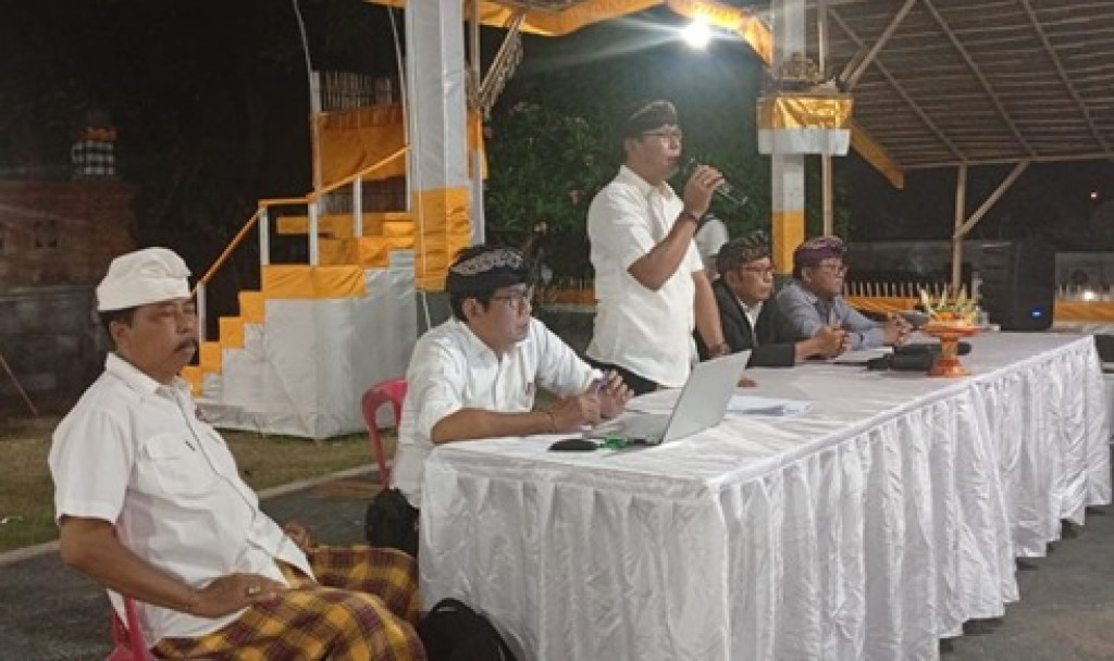 Rapat Global Pemilet Karya Ngerit di Desa Dalung, Sinergi Warga Untuk Sukseskan Karya Agung